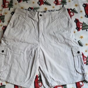 Hurley Tan Cargo Shorts Relaxed Fit